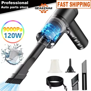 120W Cordless Handheld Rechargeable Vacuum Cleaner Car/Home Auto Wet&Dry Duster - Picture 1 of 23