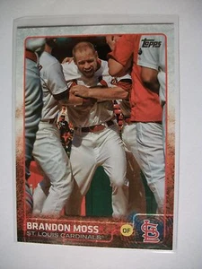 BRANDON MOSS 2015 Topps Update SP photo variation US105 Cardinals - Picture 1 of 1