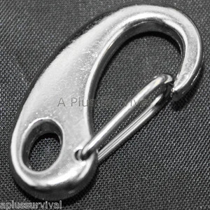 Lote de 10 - Pulseras de supervivencia con clip de resorte de gancho de metal paracord - Imagen 1 de 1
