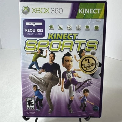 Kinect Sports Microsoft Xbox 360 Video Game CIB - Image 1 of 4
