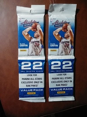 Lote/44 tarjetas Panini Absolute 2012-13 sellado de fábrica paquete de 2 estantes - Imagen 1 de 4