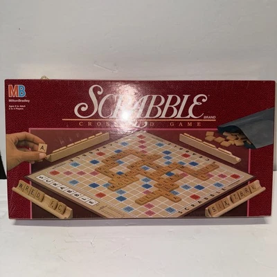 1989 Scrabble Crossword Board Game Milton Bradley Brand New Sealed vintage - Image 1 of 4