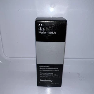 Anthony High Performance Anti-Wrinkle Glycolic Peptide Serum, 1 oz. New in Box - Picture 1 of 7