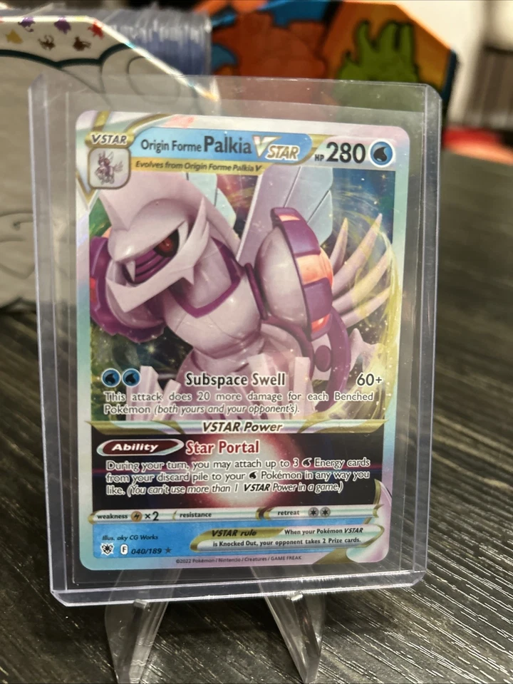 Origin Forme Palkia VSTAR 040/189 Swsh10: Astral Radiance Holo - Pack Fresh New - Image 1 of 4