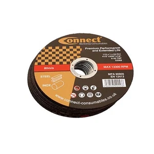 Discos de corte extrafinos Connect 115 mm x 1,0 mm 10 piezas 32251 - Imagen 1 de 1