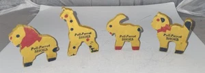 1920's POLL PARROT Advertising Premium Shoe Store Giveaway Lot Zoo Animals RARE! - Picture 1 of 3