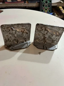 Vintage Buchstützen Elefant Metall - Bild 1 von 4