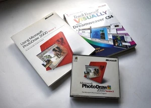 Microsoft PhotoDraw 2000 Version 2 Plus Adobe Teach Yourself Dreamweaver CS4 - Picture 1 of 24