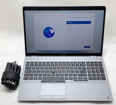 Dell Latitude 5510 Laptop i7 10610U 1.80GHZ 15.6" FHD 16GB 256GB NVMe Windows 11 - Image 1 of 4
