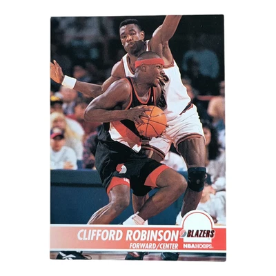 1994 NBA Hoops Clifford Robinson Portland Trail Blazers Card #179 SkyBox - Image 1 of 2