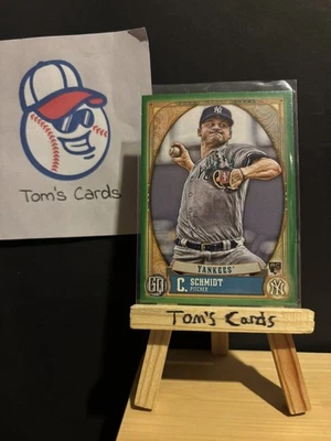 CLARKE SCHMIDT 2021 TOPPS GYPSY QUEEN GREEN PARALLEL ROOKIE CARD #195 - Image 1 of 2