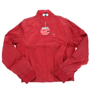 Vespa Red Nylon Bomber Jacket Large - Picture 1 of 4