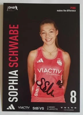 Sophia Schwabe Autogrammkarte DHB Deutscher Hockey Bund Deutschland EM 2025 - Bild 1 von 2