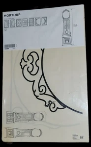 IKEA Mortorp Grandfather Clock Sticker Decal Wall Decor Anne de Graffe 76 in NEW - Picture 1 of 9