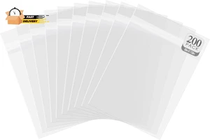 , Packung mit 200 säurefreien glasklaren Hüllen Aufbewahrungsbeuteln für - Bild 1 von 12