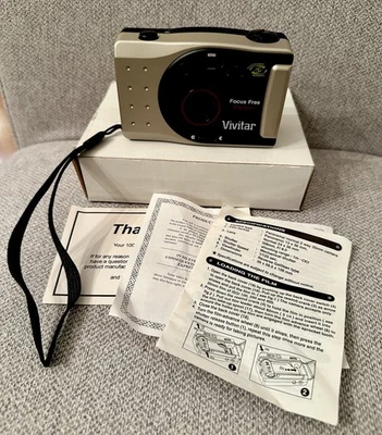 VIVITAR PN2011 35mm Film Camera Panoramic Focus Free Point & Shoot Beginner NEW! - Image 1 of 4