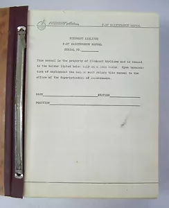Piedmont Airlines Fairchild F-27 Maintenance Methods & Procedures Manual - Picture 1 of 5