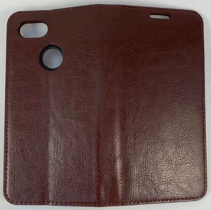 Google Pixel 3 Folding Dark Brown Leather Case. Brand New. - Photo 1 sur 4