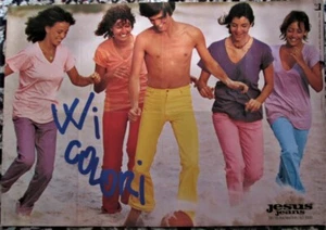 1977 JESUS JEANS poster "W i colors", OLIVIERO TOSCANI 54x78 cm - Picture 1 of 10