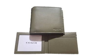 mens coach 3 in 1 wallet, ID holder, NWT, Amazon green - Image 1 of 3