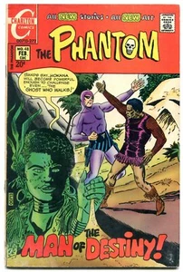 THE PHANTOM #48 1971-CHARLTON COMICS-WILD JUNGLE COVER G - Picture 1 of 2