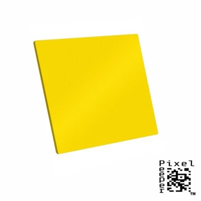 Filtro amarillo Pixel Peeper 100 mm. Compatible con Lee & Cokin. 4 pulgadas 100mm x 143mm