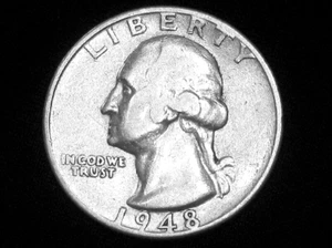 Cuarto Washington 1948-S --- Extra fino +++ - Imagen 1 de 12