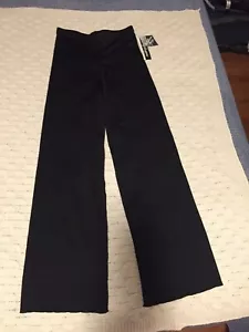 BODY WRAPPERS ADULT JAZZ PANTS BLACK SIZE LARGE STRETCH DANCEWEAR TAP HIP HOP - Picture 1 of 7