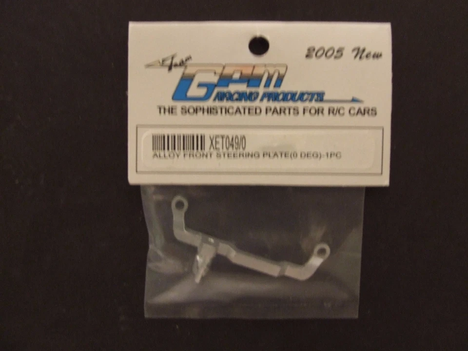 *XMODS EVO TRUCK GPM ALLOY FRONT STEERING PLATE XET049/0 SILVER NEW ALUMINUM* - Image 1 of 1
