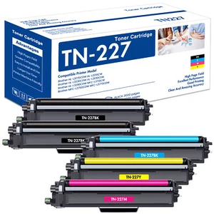 Cartuchos de tóner 5Pk compatibles con Brother TN227 MFC-L3770CDW HL-L3270CDW - Imagen 1 de 6