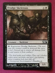 Magic The Gathering 2010 CORE SET DRUDGE SKELETONS black card MTG - Imagen 1 de 2