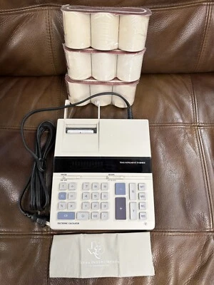 Vtg Texas Instruments Model TI-5140 II Adding Machine Calculator NEW NO Box - Image 1 of 4