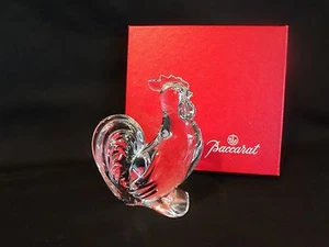 Baccarat Crystal Zodiac Collection - Rooster Figurine or Paperweight - Picture 1 of 6