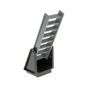 1x Lego Duplo Folding Ladder New Dark Gray 8 Rungs Stand Black 2223 2224 - Picture 1 of 2