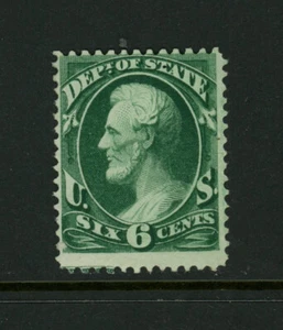 USA Scott # O60 Fine OG Hinged BOB Dept of State 6c Stamp US Cat $250 - Picture 1 of 2