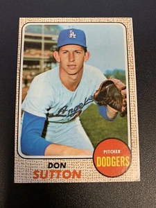Don Sutton 1968 Topps Baseball #103 ~ Los Angeles Dodgers HOF - Bild 1 von 2