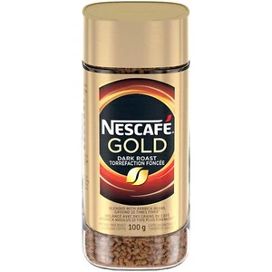 Nescafé Gold Dark Roast Kaffee 100g - Instant & gemahlen, importierte DOSE - Bild 1 von 5
