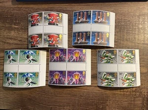 Bloques de 4 canaletas MNH Christmas SG1231-1235 1983 - Imagen 1 de 1