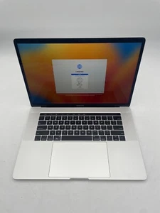Apple 2017 15" MacBook Pro 2.9GHz i7 16GB RAM 512GB 560 GPU Silver * Bad Battery - Picture 1 of 11