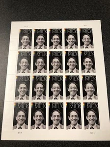 Hoja de 20 estampillas Harvey Milk Forever US 4906 como nuevas nunca bisagras - Imagen 1 de 1