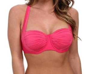 NEW WITH TAGS SEAFOLLY LADIES RASPBERRY BALCONETTE BIKINI TOP SIZE 10 RRP $124 - Picture 1 of 12