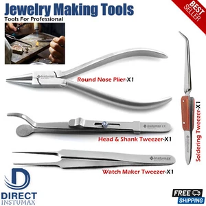INSTUMAX Professional Jewelry Making Tools Kit Repair Beading Maintenance Sets - Picture 1 of 14