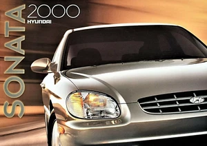 2000 HYUNDAI SONATA DELUXE VERKAUFSPROSPEKT KATALOG ~ 16 SEITEN ~ 12,25" x 8,5" - Bild 1 von 11