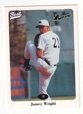 1996 Best New Haven Ravens Jamey Wright #28 - Colorado Rockies