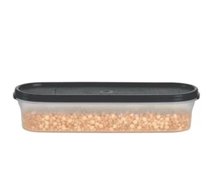 Tupperware Modular Mates Super Oval #1 Container with Black Seal New - Picture 1 of 1