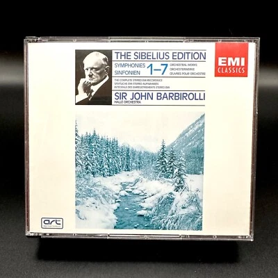 SIBELIUS EDITION SYMPHONIES 1-7 Barbirolli [EMI 5 CD Box Set] CDs are NEAR MINT - Image 1 of 3
