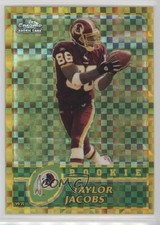 2003 Topps Chrome Gold X-Fractor /101 Taylor Jacobs #195 Rookie RC