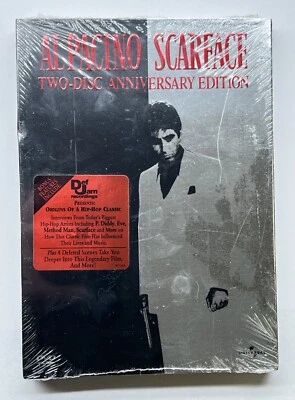 Al Pacino Scarface 2 Two Disc Set Anniversary Def Jam Edition DVD New Sealed Foto 1 de 4