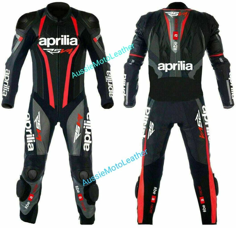 APRILIA SUIT APRILIA MOTORBIKE LEATHER SUIT MOTORCYCLE SUIT BIKER BIKE LEDER Foto 1 de 3