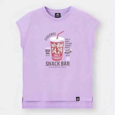 GU - mrs green apple collaboration- band t-shirts - purple clothes - 61-64inch - Image 1 of 4